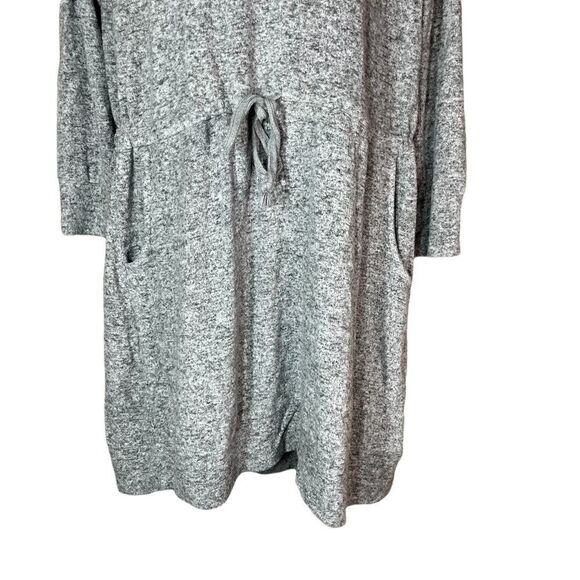 Soft Surroundings Easy Living drawstring waist gray sweater knit dress‎ - Picture 3 of 13